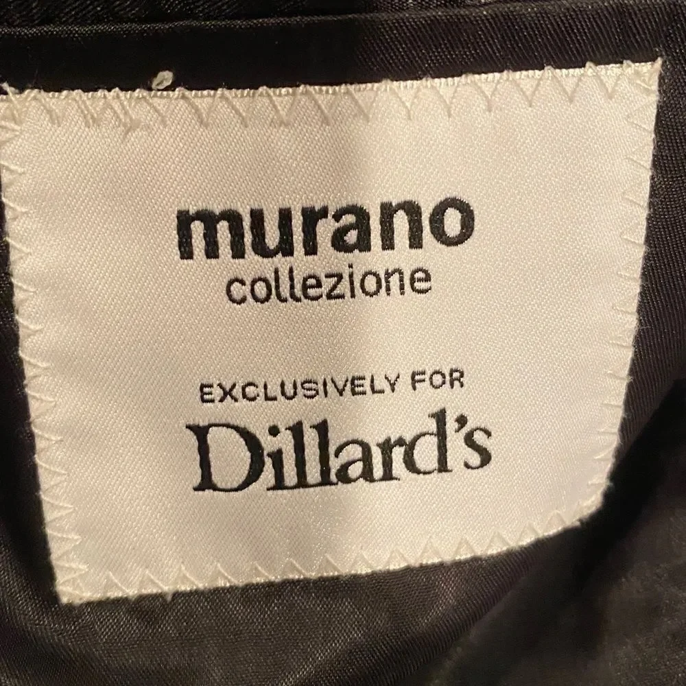 Murano Collezione 100% Wool  Coat Sports Jacket Size 42 Exclusive For Dillards